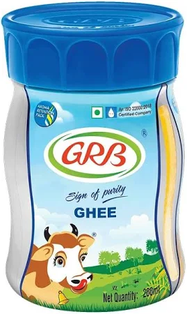 GRB Ghee - Cow, 200 ml Jar